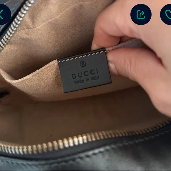 Gucci GG Marmont Black Crossbody - Picture 4 of 5